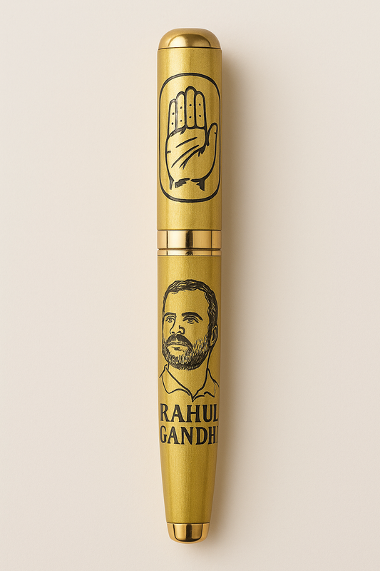 Rahul Gandhi Golden Pen