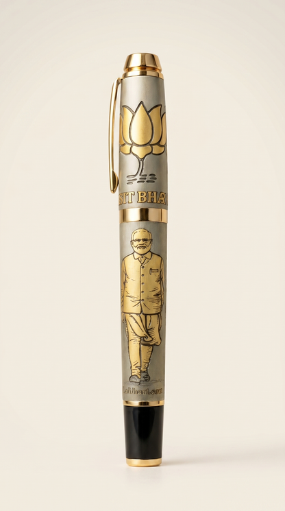 Viksit Bharat Vision Pen – Premium Engraved Edition