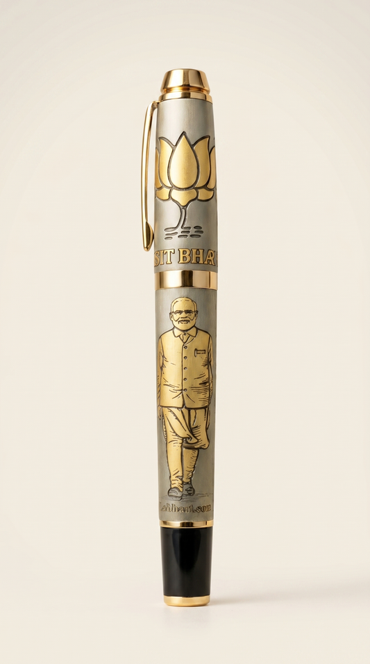 Viksit Bharat Vision Pen – Premium Engraved Edition