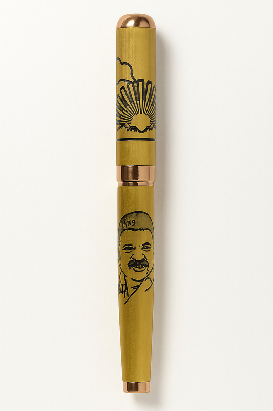 MK Stalin Golden Pen