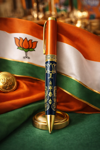 BJP Signature Lotus pen