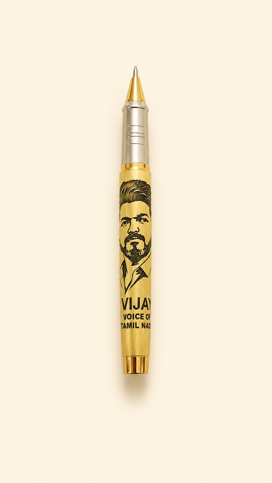 Thalapathy Vijay Premium Pen – Voice of Tamil Nadu Collector Edition ⭐